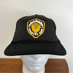 Vintage Jack Daniels Hat 19th Hole Country Club Mesh Patch Trucker Snapback Cap